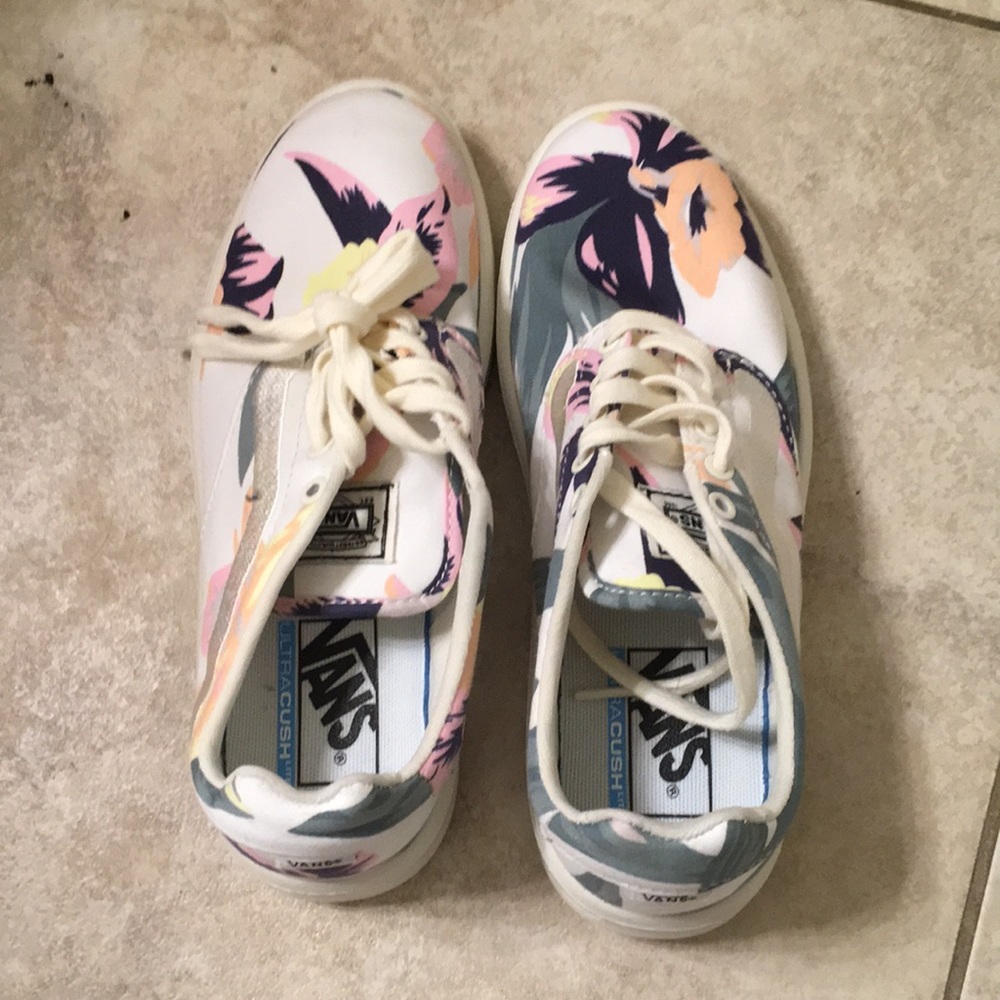 Vintage floral vans